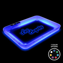Dope Trays x Los Angeles – Blue background white logo