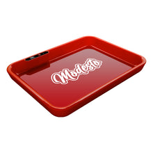Dope Trays x Modesto – Red Background White logo