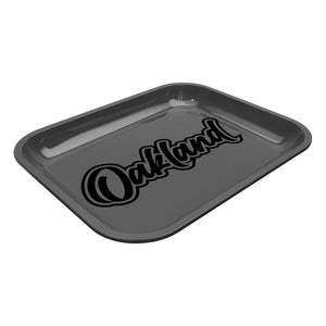Large Dope Trays x Oakland – Grey Background Black Logo