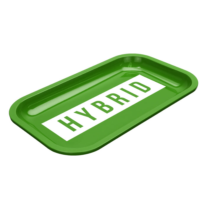 Med Dope Trays x Hybrid – Green background white logo