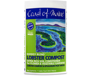 Coast of Maine Quoddy Blend Lobster Compost 1 Cu Ft