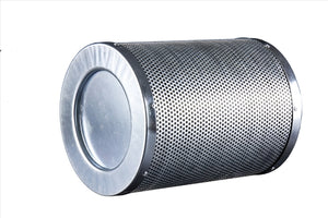 Hydro Crunch 4 in. x 12 in. Carbon Charcoal Air Filter with Flange 190 CFM Exhaust