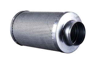 Hydro Crunch 6 in. x 12 in. Carbon Charcoal Air Filter with Flange 400 CFM Exhaust