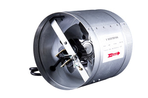 Hydro Crunch 420 CFM 8-inch Booster Fan for Indoor Garden Ventilation