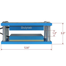 Dulytek Retrofit Rosin Caged Heat Plate Kit, 4" x 9" Food-Grade Anodized Aluminum Dual Heating Plates, for 20 - 40 Ton Shop Presses