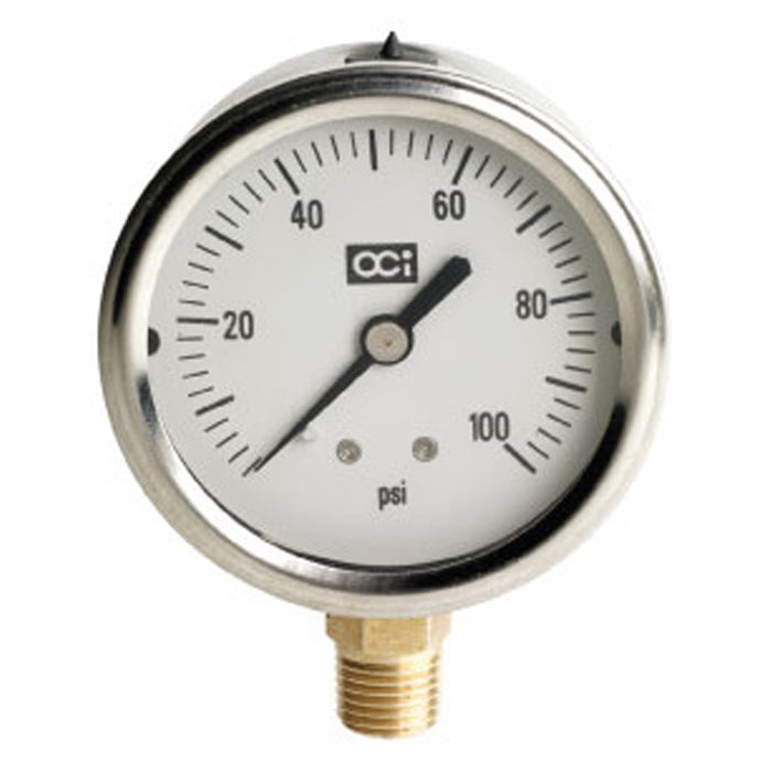 Netafim Liquid Filled Pressure Gauge 0-100 PSI