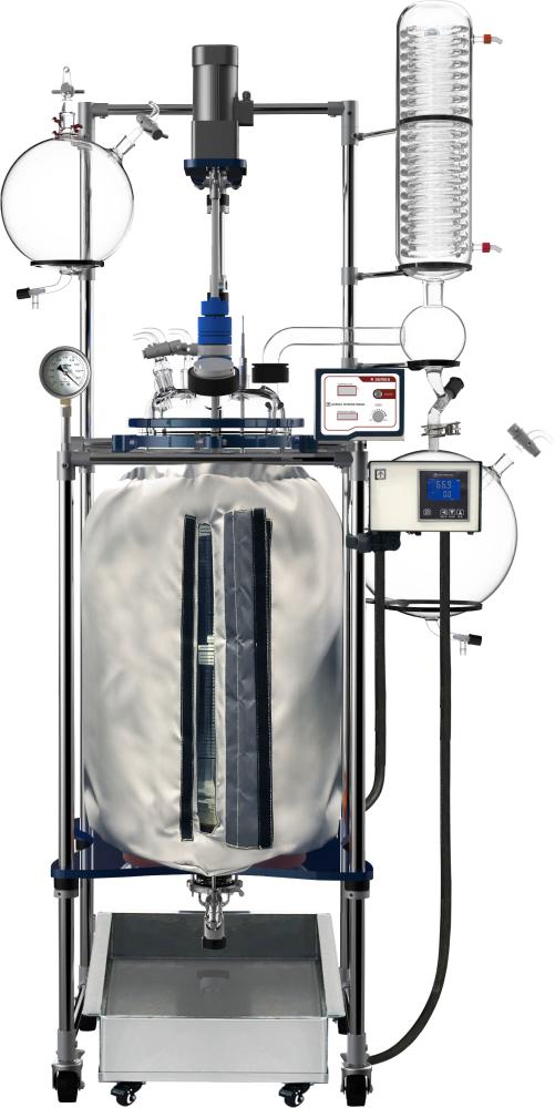 Across International Ai 100L Non-Jacketed Glass Reactor With 200C Heating Jacket