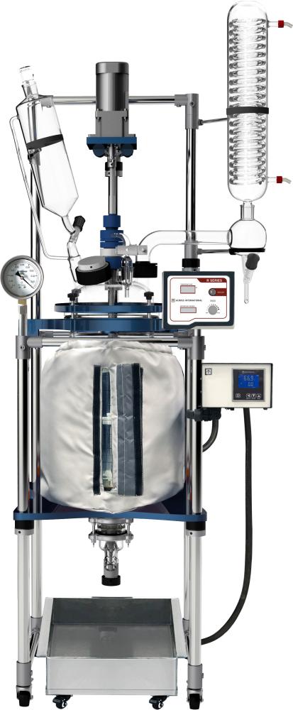 Across International Ai 20L Non-Jacketed Glass Reactor With 200C Heating Jacket