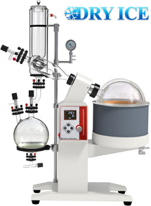 Across International Ai SolventVap 5L Evaporator W/ Cold Trap Condenser and Power Lift