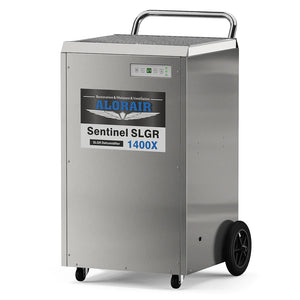 ALORAIR SENTINEL SLGR 1400X COMMERCIAL DEHUMIDIFIER, 140 PPD WITH PUMP, STAINLESS STEEL BODY