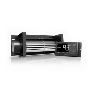 AC Infinity AIRBLAZE T10, Fireplace Blower Fan 10" with Temperature and Humidity Controller