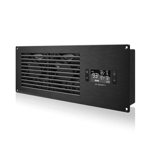 AC Infinity AIRFRAME T7 Black, AV Equipment Closet and Room Fan System 17", Exhaust