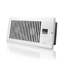 AC Infinity AIRTAP T4, Quiet Register Booster Fan System, White, for 4" x 12" Registers