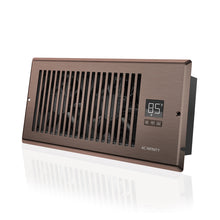 AC Infinity AIRTAP T4, Quiet Register Booster Fan System, Brown Bronze, for 4" x 10" Registers