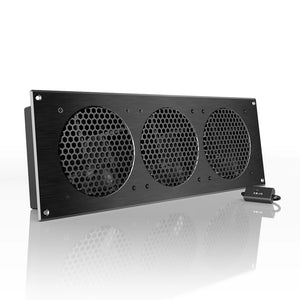 AC Infinity AIRPLATE S9, Home Theater and AV Cabinet Quiet Cooling Fan System, 18 Inch