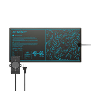AC Infinity SUNCORE S3, Seedling Heat Mat with Heat Controller, IP-67 Waterproof, 10" x 20.75"