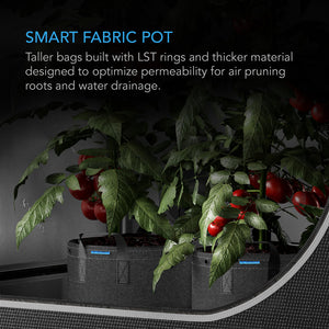 AC Infinity Heavy Duty Fabric Pots, 5 Gallon, 5-Pack