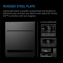 AC Infinity Grow Tent Mounting Plate, Steel, Powder Coat, Black, 6X7”