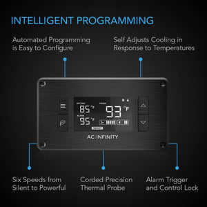 AC Infinity CONTROLLER 2, Intelligent Thermal Fan Controller, Single Zone