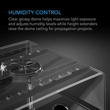 AC Infinity Humidity Dome, Propagation Kit with Height Extension, 5x8 Cell Tray