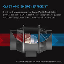 AC Infinity CLOUDLINE S8, Quiet Inline Duct Fan System with Speed Controller, 8-Inch