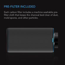 AC Infinity Duct Carbon Filter, Australian Charcoal, 10-Inch