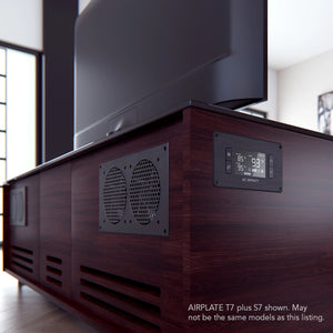 AC Infinity AIRPLATE T7, Home Theater and AV Quiet Cabinet Cooling Fan System, 12 Inch