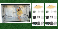 Hydroponics Grow Tent Kit - 5'x10' - 40 Plant - Your Grow Depot