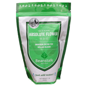 Bean Stalk Absolute Flower controlled release fertilizer for flower - 1 lb pouch - Case of 20