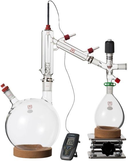 Across International Ai 5 Liter Short Path Distillation Kit with Valved Adapter