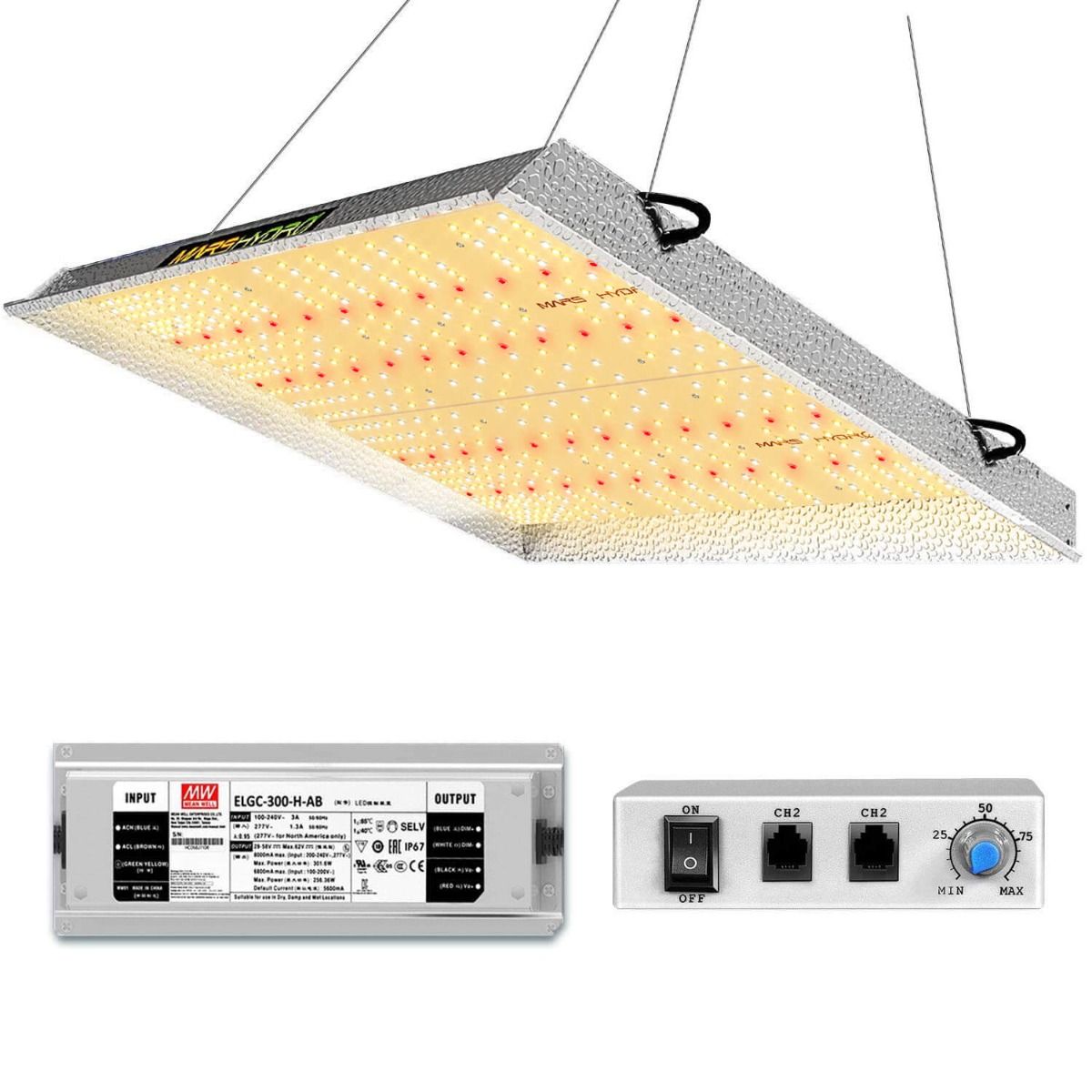 Styre Afspejling udløser Mars Hydro TS 3000 Full Spectrum 450W Meanwell Driver LED Grow Light | Your  Grow Depot