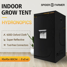Spider Farmer 3’x3’x6′ 90cm x 90cm x 180cm Indoor Grow Tent