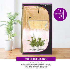 Spider Farmer 4’x4’x 8.5′ 120cm x 120cm x 200cm Indoor Grow Tent