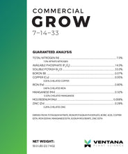 Ventana Plant Science - Commercial Grow (7-14-33) - 50 lbs