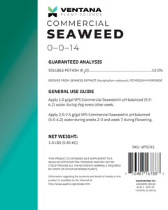 Ventana Plant Science - Commercial Seaweed - 1 lbs