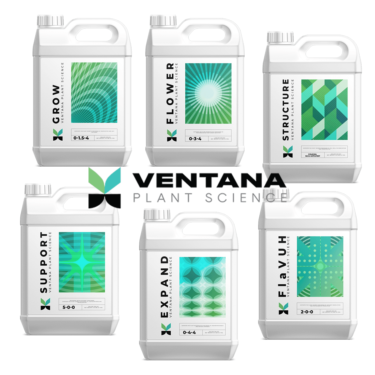Ventana Plant Science - Complete Nutrient Line Kit - Quarts