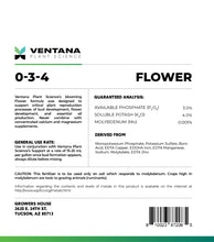 Ventana Plant Science - Flower 0-3-4