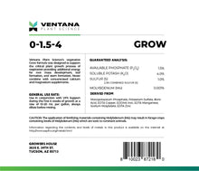 Ventana Plant Science - Grow 0-1.5-4