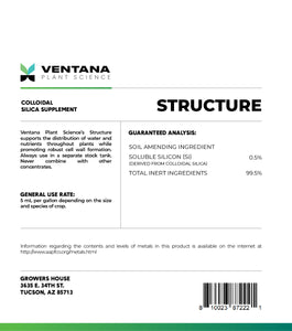 Ventana Plant Science - Structure (Silica)
